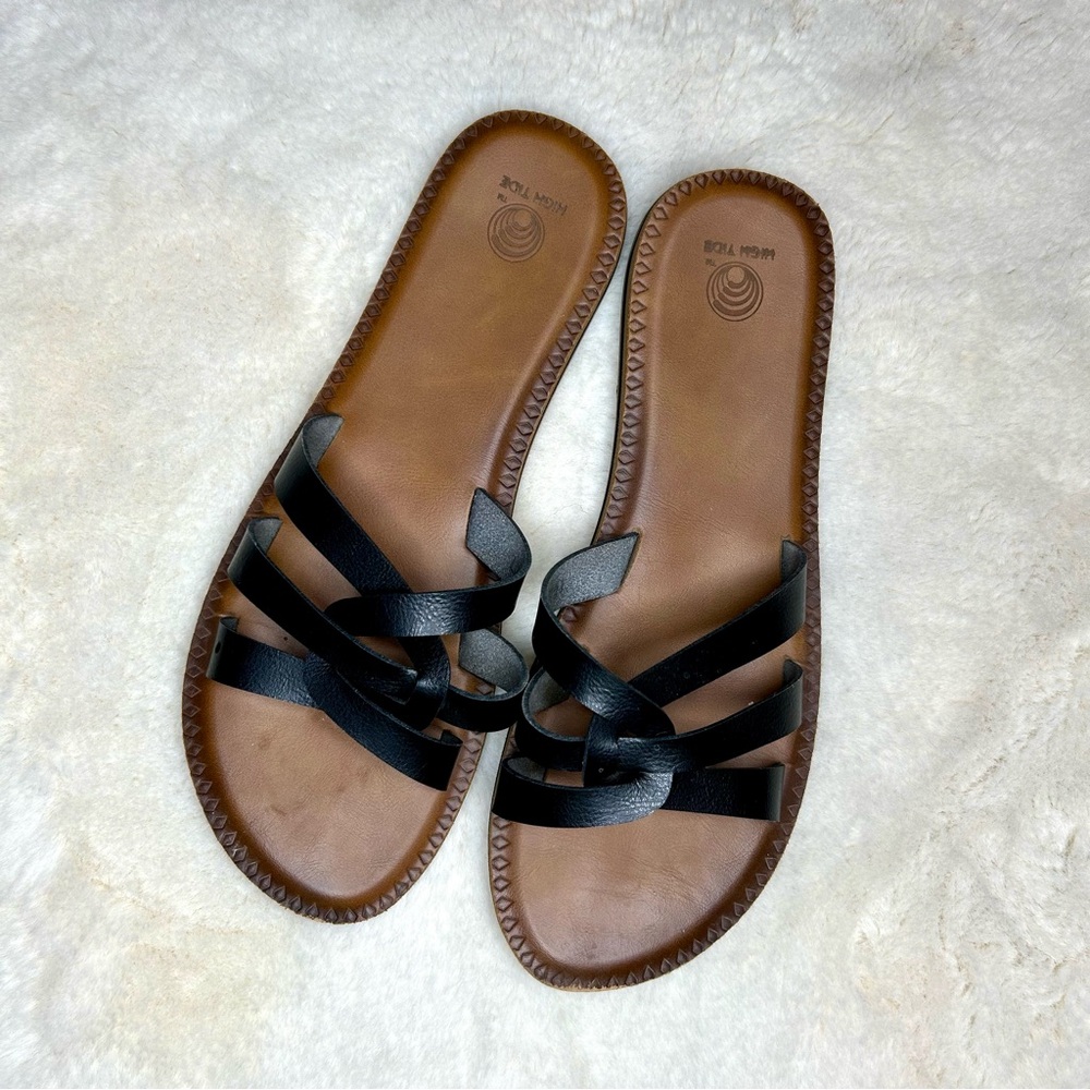 High Tide Seina Leather Sandals 11